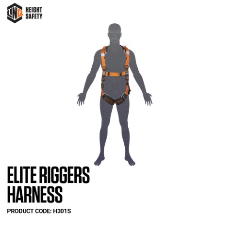 LINQ ELITE RIGGERS HARNESS SMALL ( S) W/HARNESS BAG 